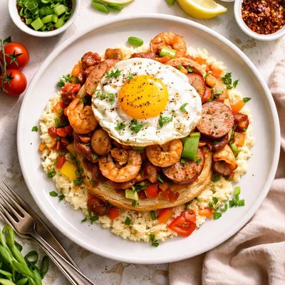 Image of Creole Breakfast Stack