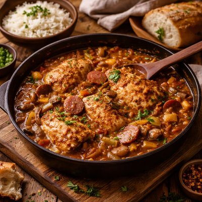 Image of Creole Chicken Fricassee