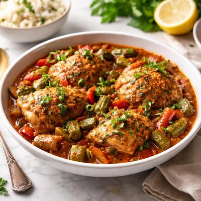 Image of Creole Chicken Vegetables