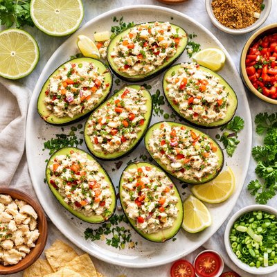 Image of Creole Crab Stuffed Avocados