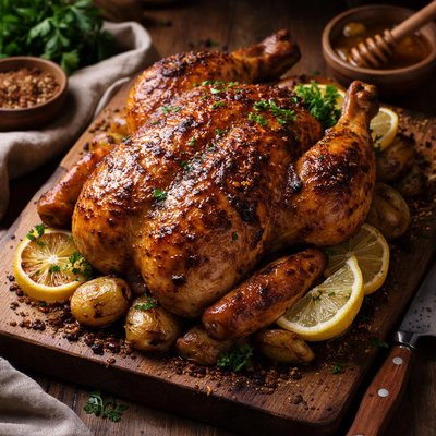 Image of Creole Honey Roasted Chicken