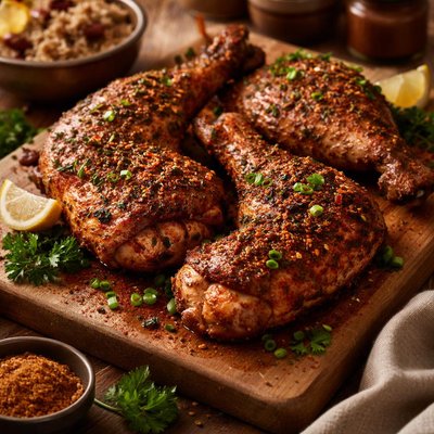 Image of Creole Style Chicken Leg Quarters 5fix