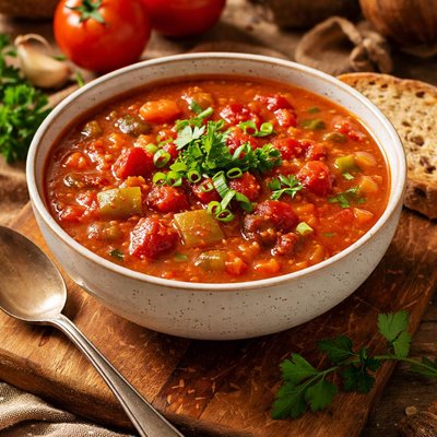 Image of Creole Tomato Soup Low Fat