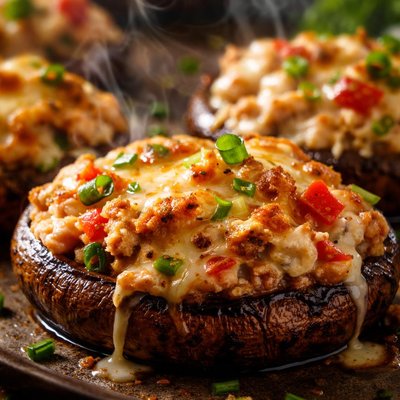 Image of Creole Tuna Portabella Melts