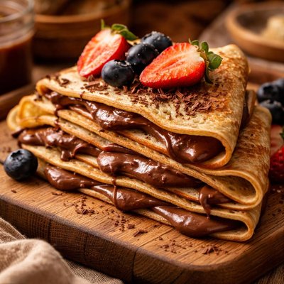 Image of Crepe with Chocolate Spread