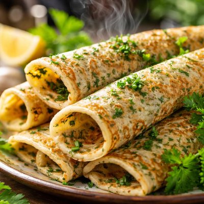 Image of Crepes Aux Fines Herbes