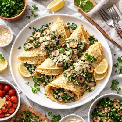 Image of Crepes Florentine