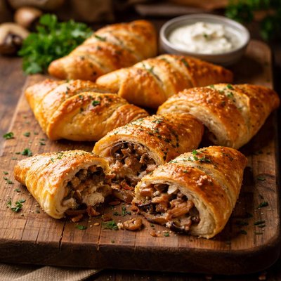 Image of Crescent Mushroom Turnovers