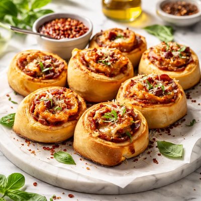 Image of Crescent Pizza Pinwheels