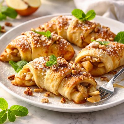 Image of Crescent Roll Apple Dessert