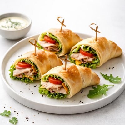 Image of Crescent Roll Up Sandwiches