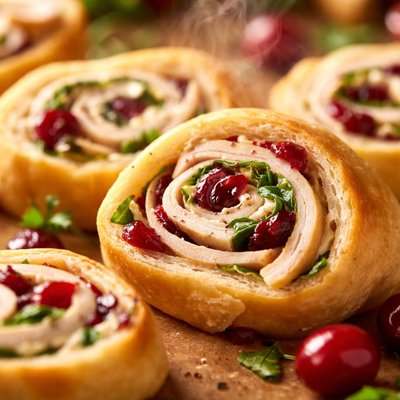 Image of Crescents Turkey Cranberry Pinwheels