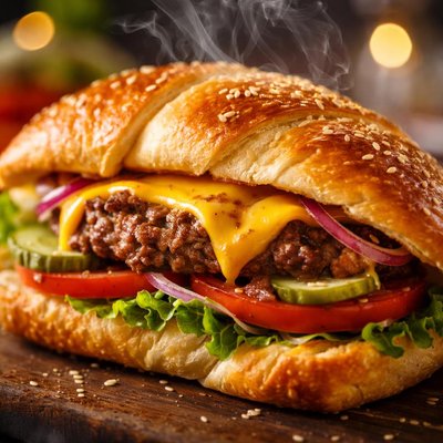 Image of Cresent Cheesebuger