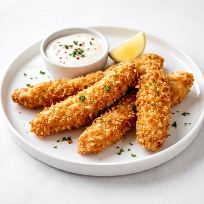 Image of Crisp and Crunchy Salmon or Chicken Fingers