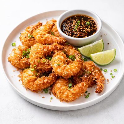 Image of Crisp Coconut Shrimp with Oriental Dipping Sauce