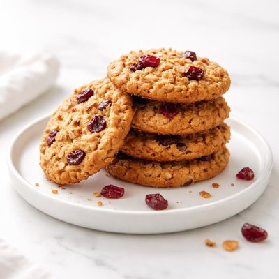 Image of Crisp Cranberry Oatmeal Cookies Small Batch