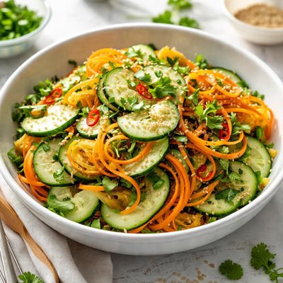 Image of Crisp Cucumber and Carrot Salad