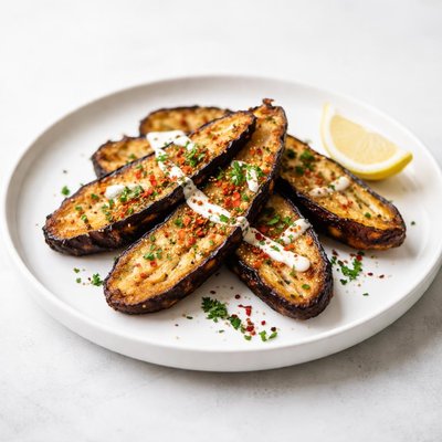 Image of Crisp Fried Aubergines
