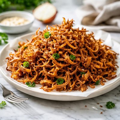 Image of Crisp Fried Onions Stegte Log