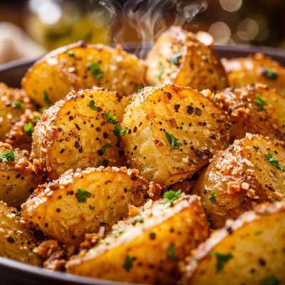 Image of Crisp Garlic Yukon Gold Potatoes