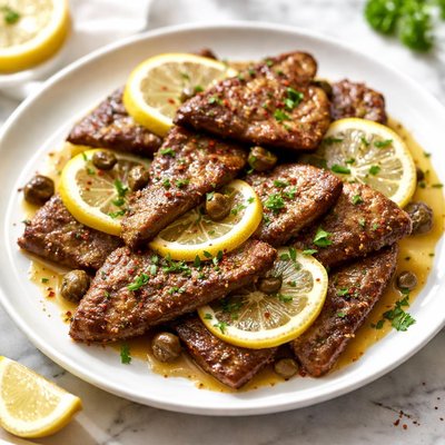 Image of Crisp Lemon Calf Liver