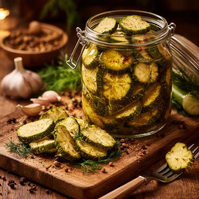 Image of Crisp Zucchini Pickles