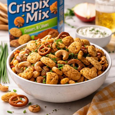 Image of Crispix Mix Onions N Chives Flavor