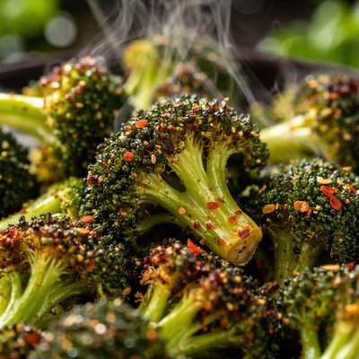 Image of Vegan Crispy Air Fried Broccoli