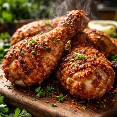 Image of Crispy Air Fried Chicken Legs