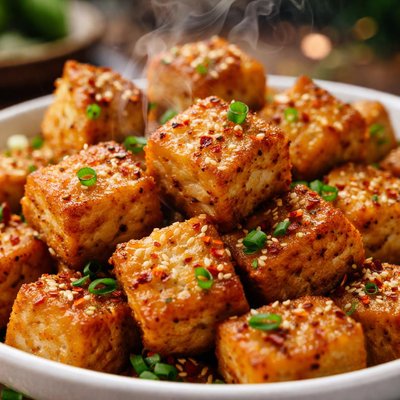Image of Crispy Air Fried Tofu