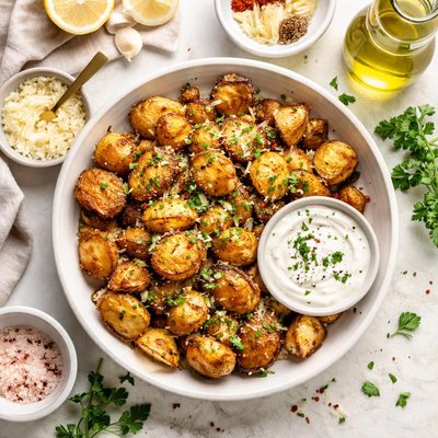 Image of Crispy Airfryer Potatoes