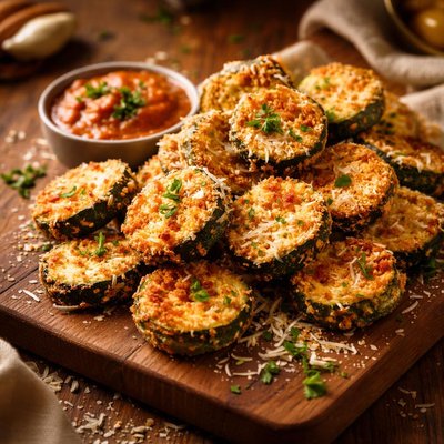 Image of Crispy Asiago Zucchini Bites