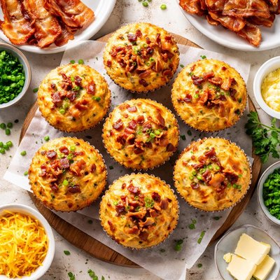 Image of Crispy Bacon Muffins