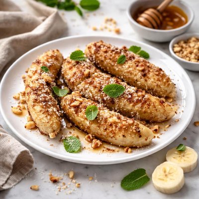 Image of Crispy Baked Bananas