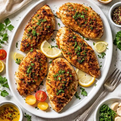 Image of Crispy Baked Chicken Breasts