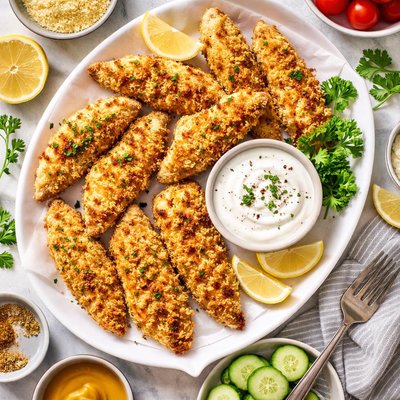 Image of Whole30 Crispy Baked Chicken Tenderloin