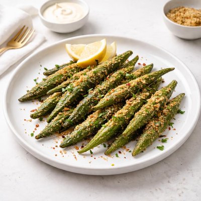 Image of Crispy Baked Okra