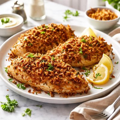 Image of Crispy Baked Onion Chicken