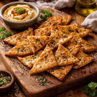 Image of Crispy Baked Pita Chips
