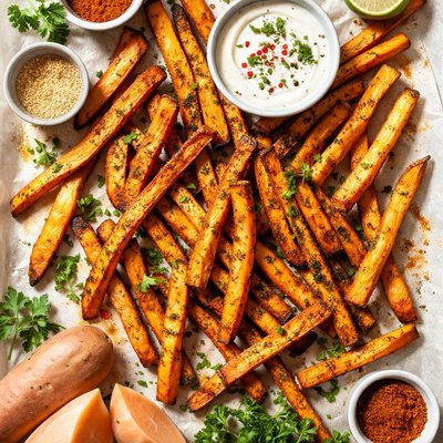 Image of Crispy Baked Sweet Potato Fries