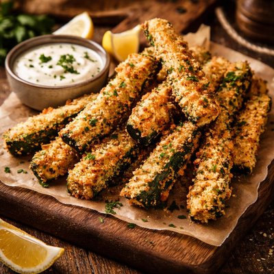 Image of Crispy Baked Zucchini Fries