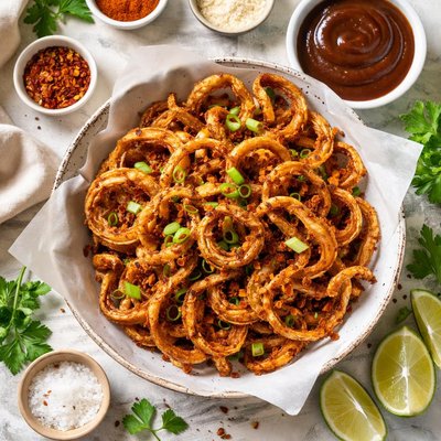 Image of Crispy Barbecue Onions
