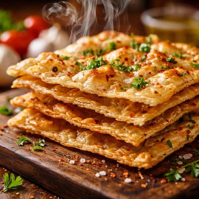 Image of Crispy Beer Flat Bread