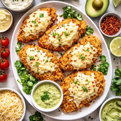 Image of Crispy Breaded Chicken with Cheese