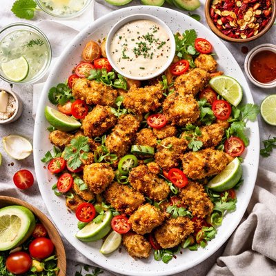 Image of Crispy Cayenne Cocktail Catfish