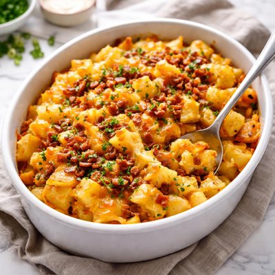 Image of Crispy Cheesy Potatoes Oamc