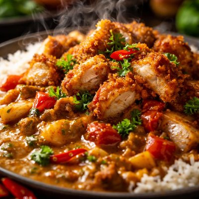 Image of Crispy Chicken Curry