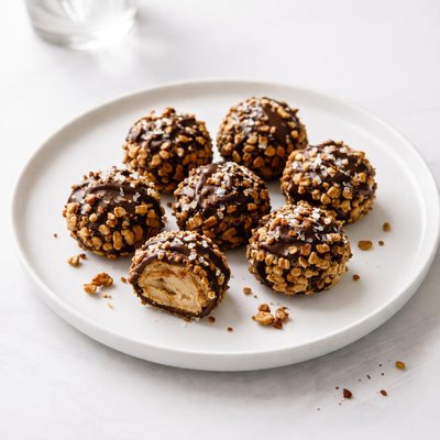 Image of Crispy Chocolate Peanut Butter Pretzel Balls