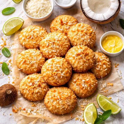 Image of Crispy Coconut Cookies