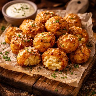 Image of Crispy Creamy Potato Puffs